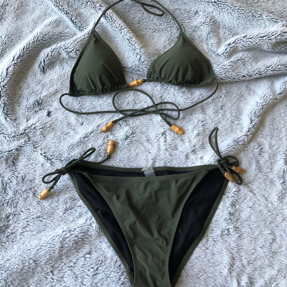 NWOT Victoria’s Secret Olive Green Bikini
